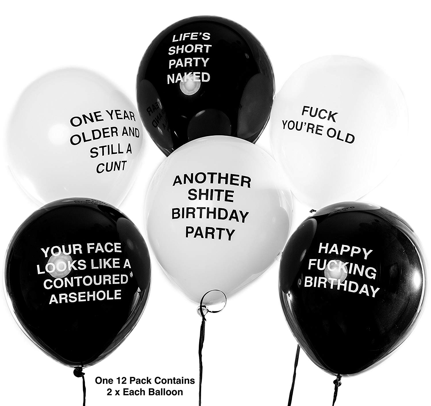 Abusive Birthday Balloons