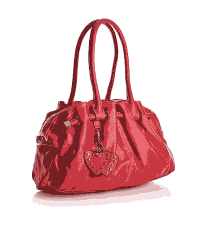 big heart handbag