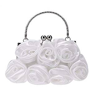 Satin Rhinestone Designer Handbag