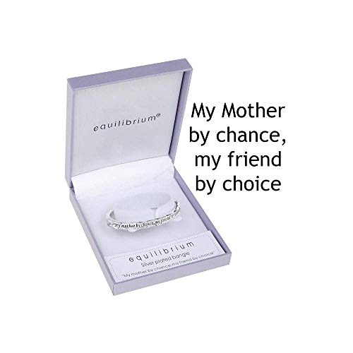 Silver Plated Mum Bangle