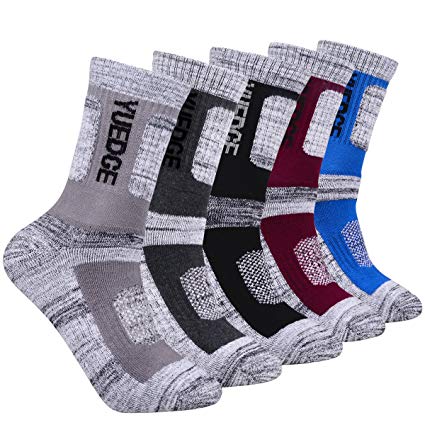 5 pair cushioned socks