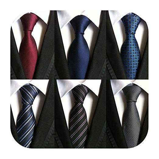 six pack of 6 silk  ties